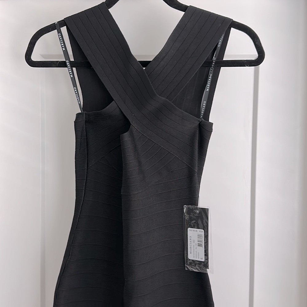 Marciano Tristyn Black Bandage Dress
